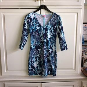 Lily Pulitzer 3/4 sleeve size xs dress